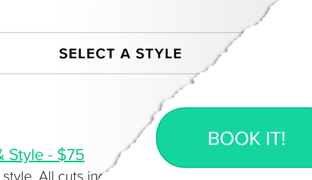 Customize the headers and booking button of your online scheduler